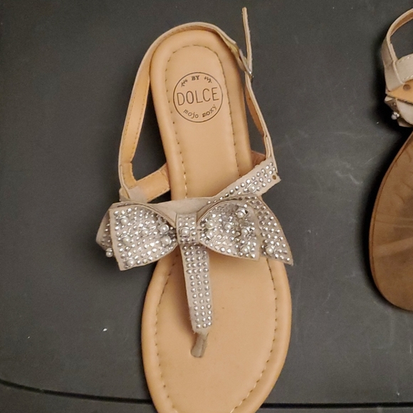 Glitter bow sandals - Picture 3 of 5